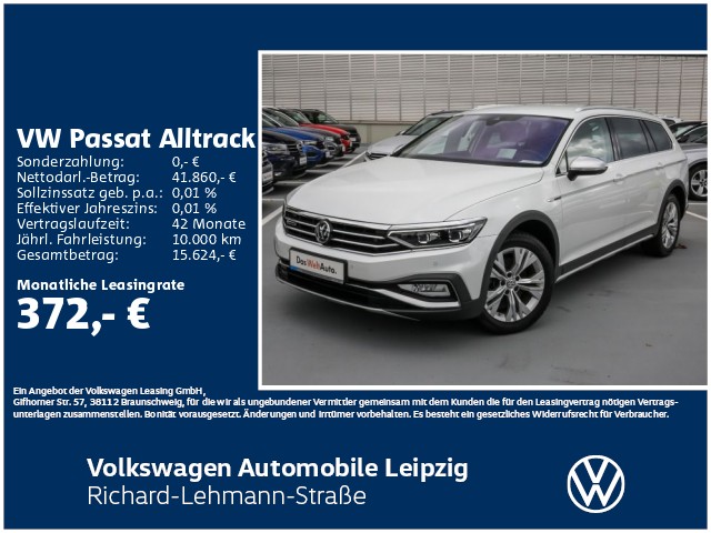 VW Passat B8  Alltrack 2.0 TDI SCR 4MOTION DSG (7-Gang)