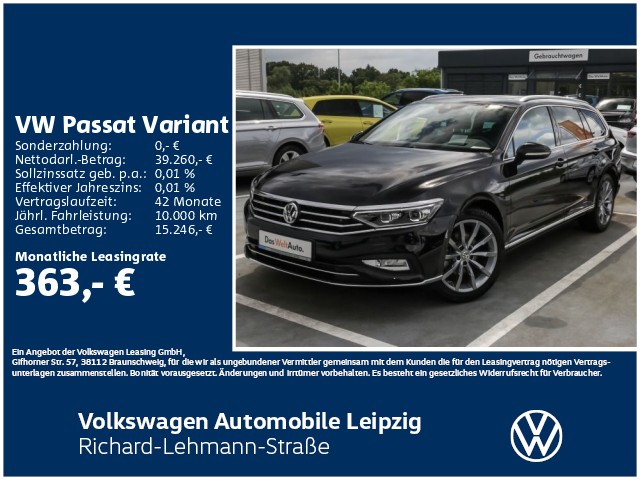 VW Passat B8  Variant 2.0 TDI SCR Elegance 4MOTION DSG