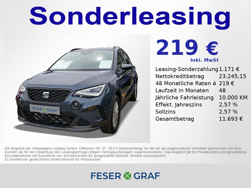 SEAT Arona KJ  1.0 TSI Style BEATS DSG (7-Gang)