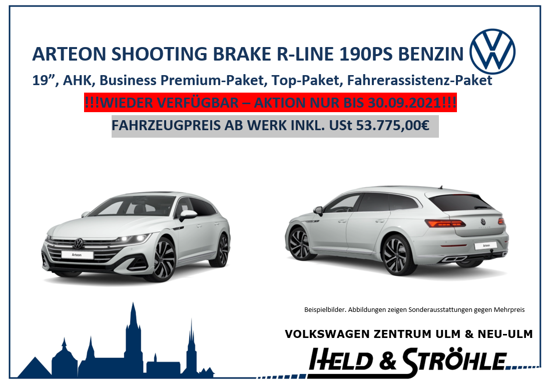 VW Arteon 1.Generation  Shooting Brake 2.0 TSI OPF R-Line DSG