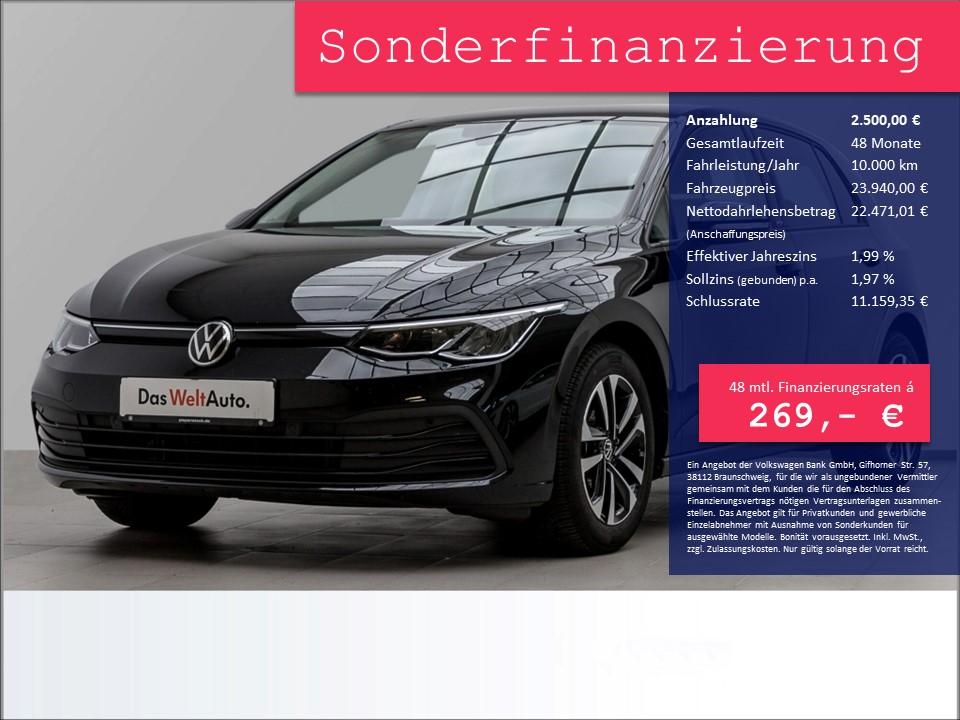 VW Golf VIII  2.0 TDI SCR UNITED DSG