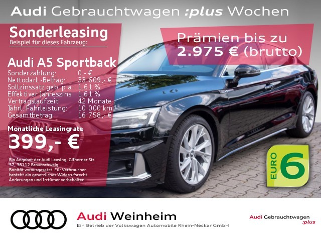 Audi A5 F5  Sportback 40 TDI advanced quattro S tronic
