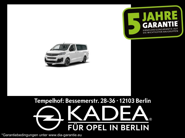 Opel Zafira Life V Zafira-e Life L (75 kWh) Edition