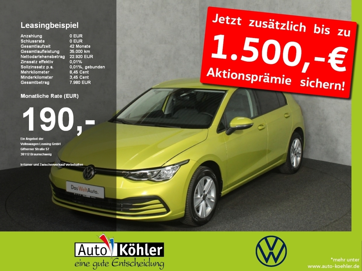VW Golf VIII  2.0 TDI SCR ACTIVE