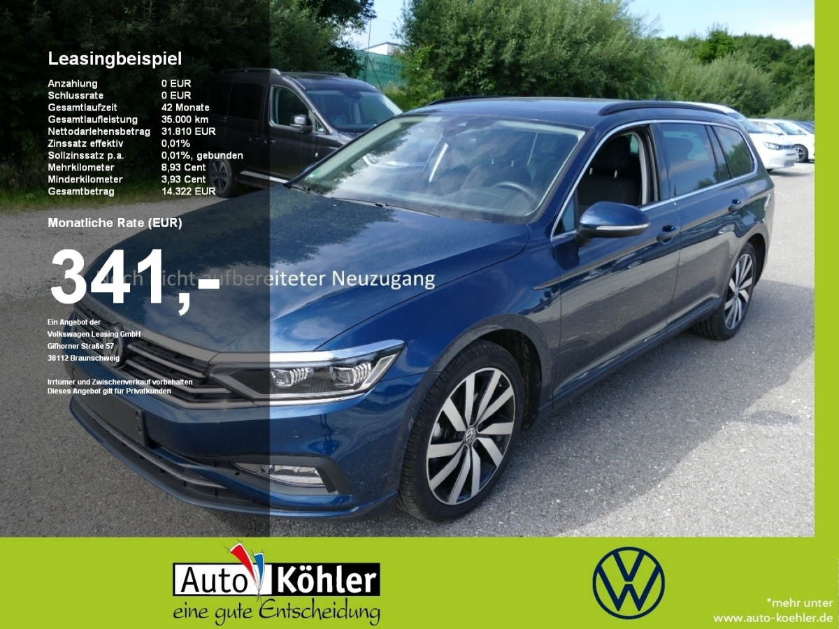 VW Passat B8  Variant 2.0 TDI SCR Business DSG