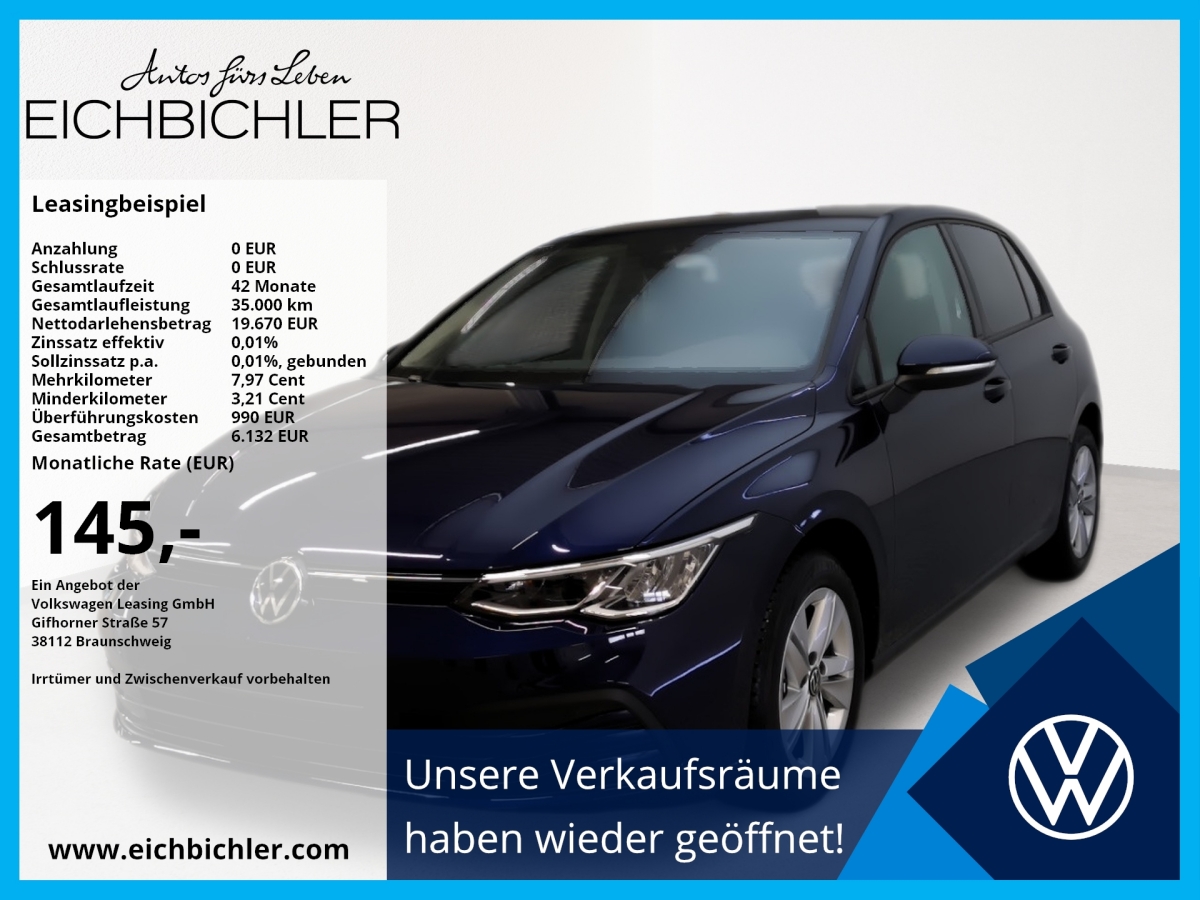 Volkswagen Golf VIII 1.5 TSI Life DiscoverPro+LED+Navi image