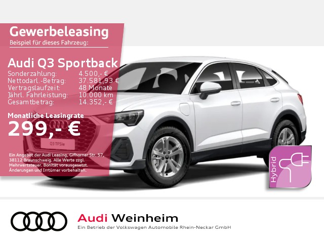 Audi Q3 F3  Sportback 45 TFSI e S line S tronic