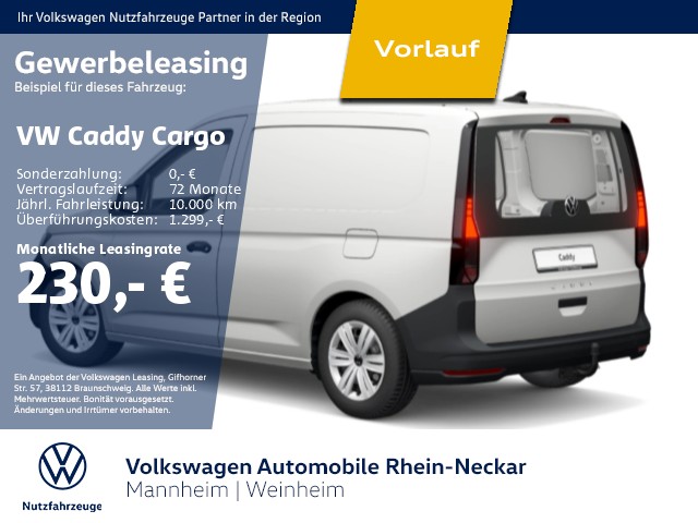 Volkswagen Caddy Cargo "EcoProfi" 2.0 TDI EU6 AHK Klima GJ image