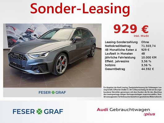 AUDI A4 Avant S line 40 TDI quattro ACC+MATRIX+B&O image