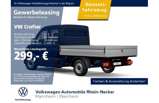VW Crafter II  35 Kastenwagen Plus Hochdach lang plus 2.0 TDI BMT plus Trendline