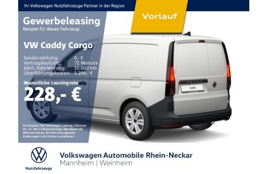 VOLKSWAGEN Caddy Cargo 'EcoProfi' 2.0 TDI EU6 AHK Klima GJ image