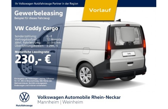 VOLKSWAGEN Caddy Cargo 'EcoProfi' 2.0 TDI EU6 AHK Klima GJ image
