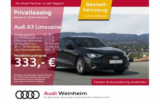 Audi A3 8Y  Limousine 30 TFSI 