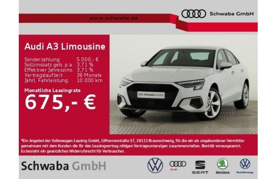 Audi A3 8Y  Limousine 35 TDI S line S tronic