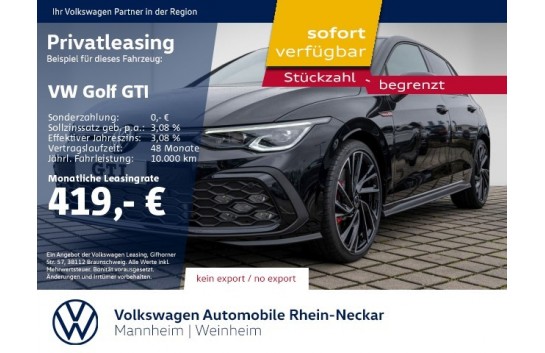 VW Golf VIII  GTI DSG