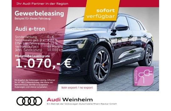 Audi e-tron GE  Sportback 55 S line black edition quattro