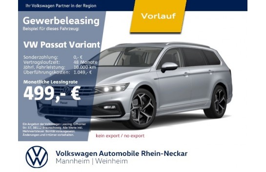 VW Passat B8  Variant 2.0 TSI OPF Elegance DSG