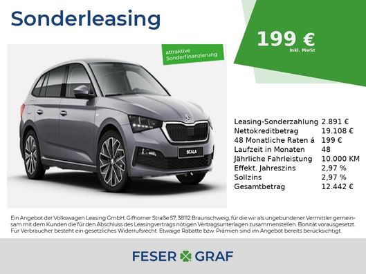 Skoda Scala 1. Generation  1.0 TSI Monte Carlo DSG