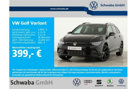 VOLKSWAGEN Golf Variant R-Line 4M*BLACK*18'PANO*AHK*IQDRIVE image