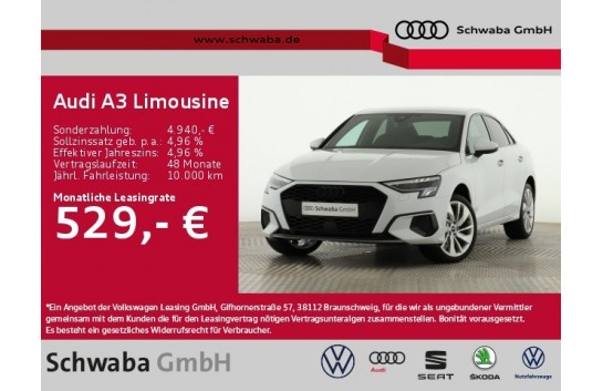 Audi A3 8Y  Limousine 35 TDI advanced S tronic