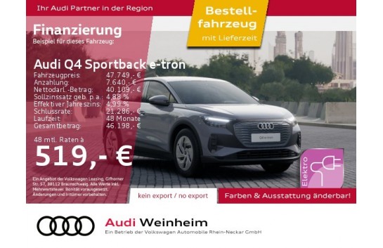 Audi Q4 e-tron FZ Q4 Sportback 35 e-tron 