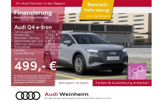 Audi Q4 e-tron FZ Q4 35 e-tron 