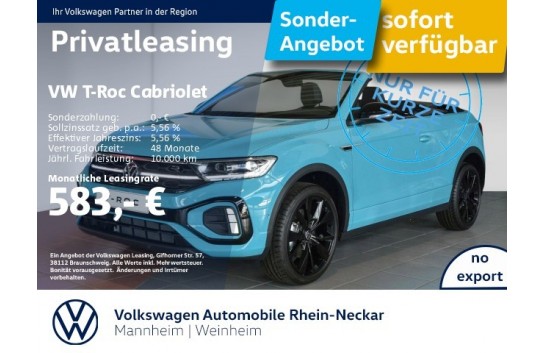 VW T-Roc 1.Generation  Cabriolet 1.5 TSI OPF ACT R-Line DSG