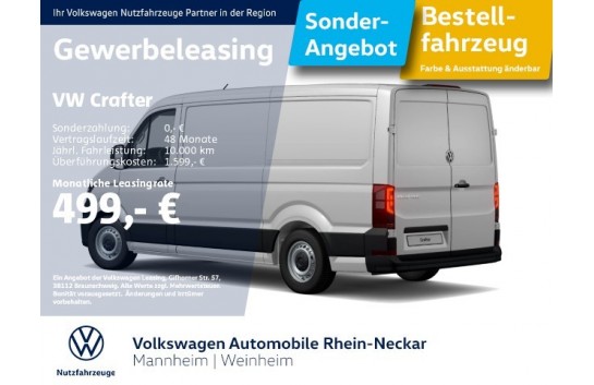 VW Crafter II  35 Kastenwagen Plus Hochdach lang 2.0 TDI BMT 