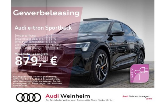Audi e-tron GE  Sportback 55 S line black edition quattro