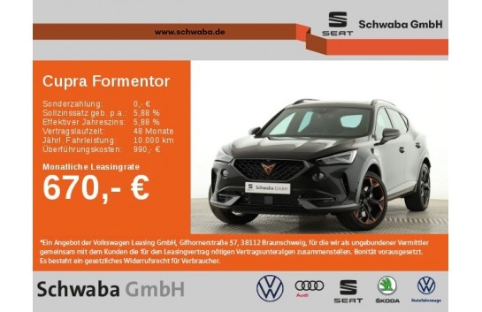 CUPRA Formentor 1.Generation  VZ 2.0 TSI 4Drive DSG