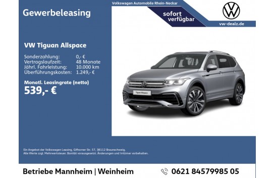 VW Tiguan II  Allspace 2.0 TSI OPF R-Line 4MOTION DSG