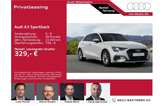 Audi A3 8Y  Sportback 30 TFSI 