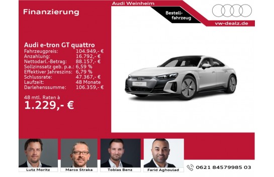 Audi e-tron GE  S Sportback quattro