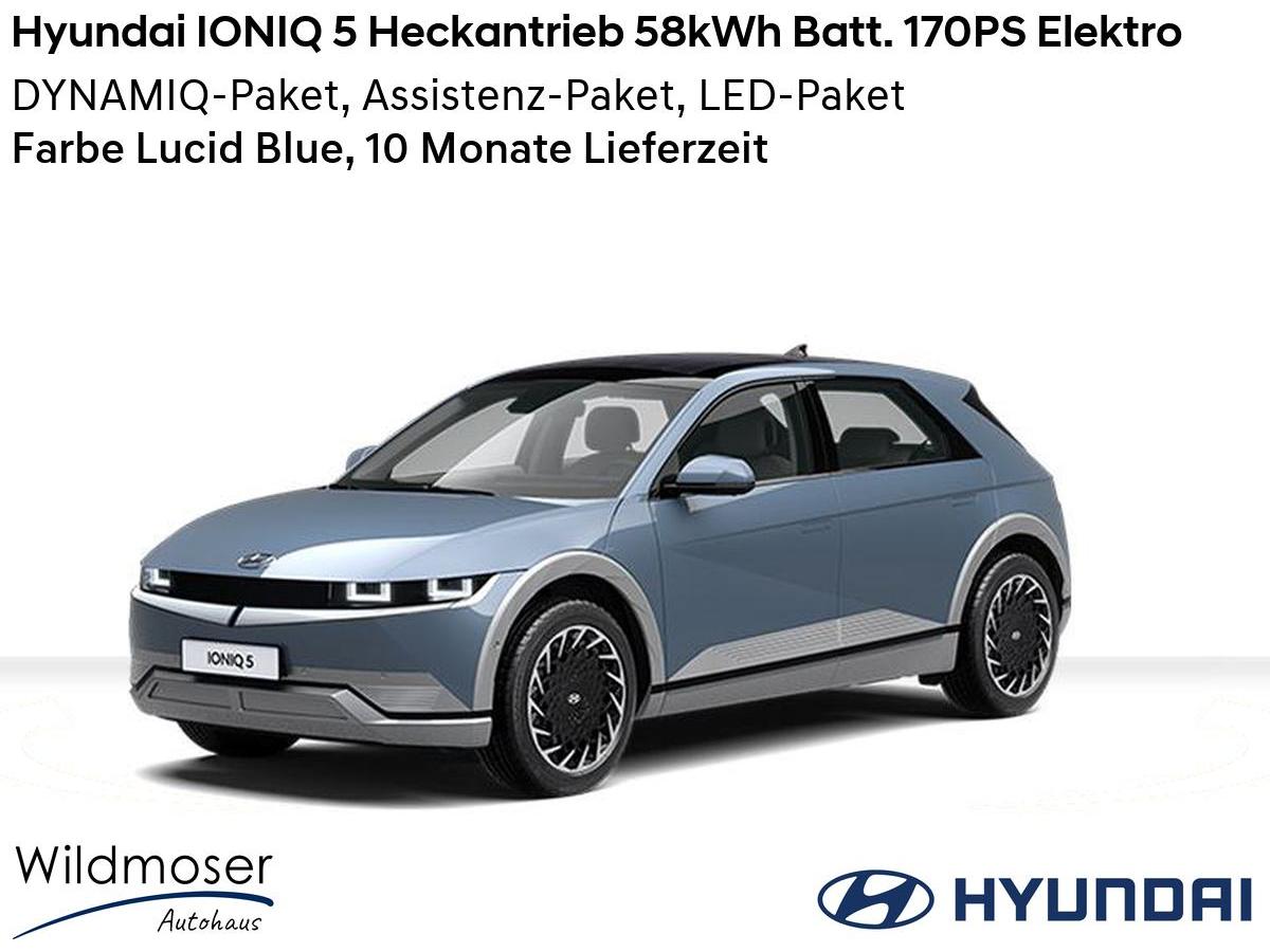 Hyundai IONIQ 5 ⚡ Heckantrieb 58kWh Batt. 170PS Elektro ⏱ Sofort verfügbar! ✔️ mit 3 Zusatz-Paketen image