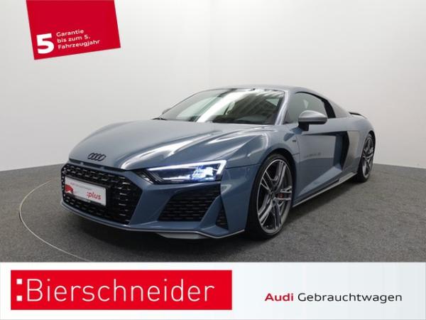 Audi R8 V10 qu. performance 20" KERAMIK LASER Bu0026O VIRTUAL KAMERA NAVI LEDER GRA CONNECT DAB image