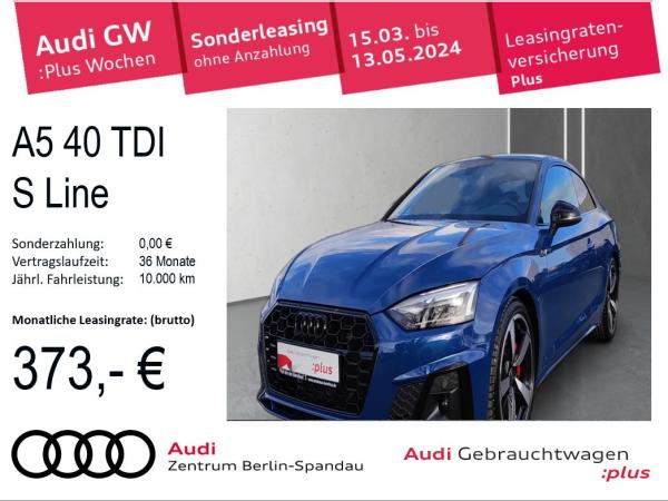 Audi A5 Coupe 40 TDI S line S tr. *NAV*Opt.-Schwarz+* image