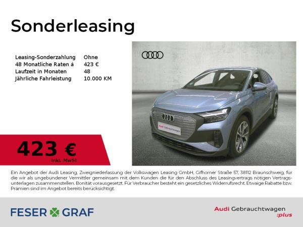 Audi Q4 e-tron Q4 Sportback 45 e-tron Vir. Cokpit/Navi/AHK/Alu2 image