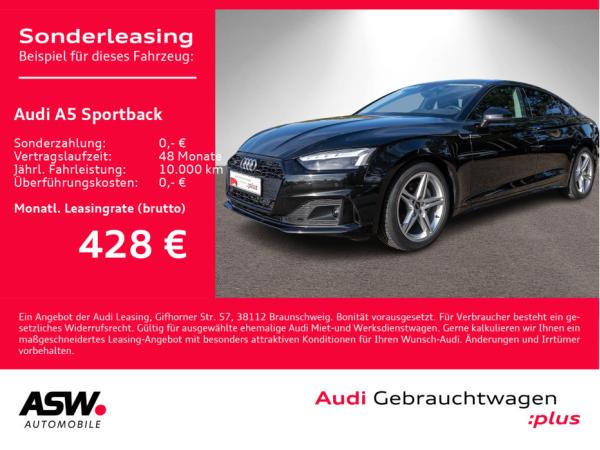 Audi A5 Sportback 40TDI quattro Navi LED Pano RFK VC// SOFORT VERFÜGBAR!! image