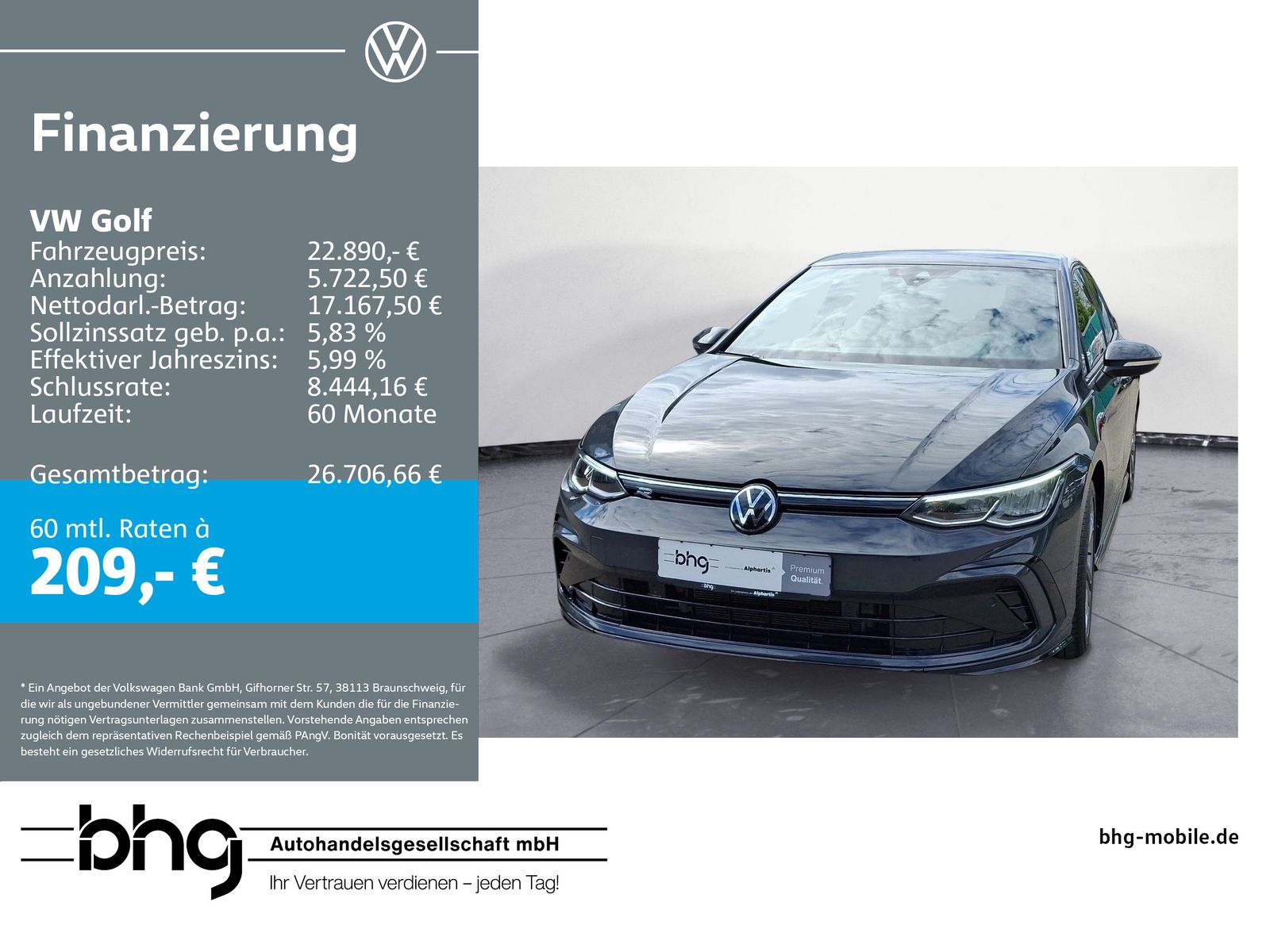 Volkswagen Golf 1.5 TSI R-Line image