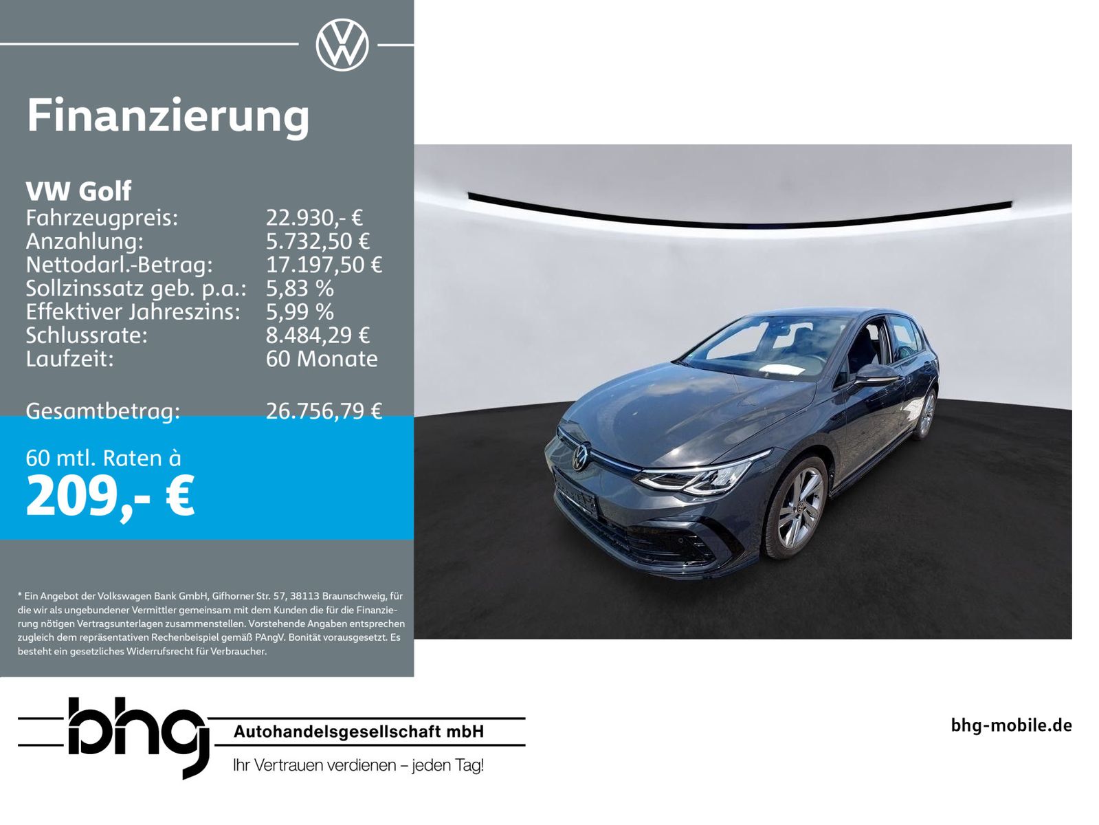 Volkswagen Golf R-Line 1,5 TSI OPF 6-Gang image