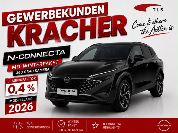 Nissan Qashqai N-CONNECTA *Gewerbekracher* 158 PS Automatik Winterpaket 360 Grad el. Heckklappe image