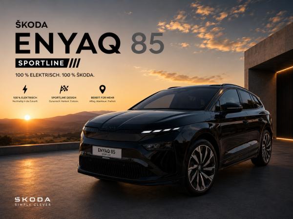 Skoda ENYAQ Enyaq Sportline 85 AHK PanoSD 21" Alu Advanced❗❗❗Aktion bis 31.07.2026❗❗❗ image