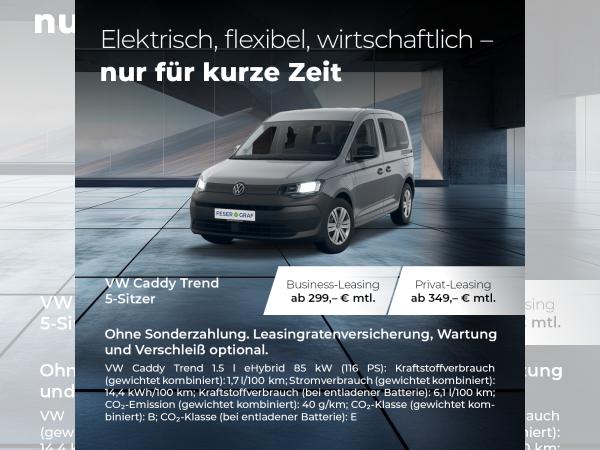 VW Caddy V Maxi 1.5 TSI eHybrid OPF Trend DSG