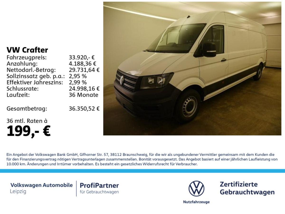 VW Crafter II 55 Kastenwagen Hochdach lang 2.0 TDI BMT Trendline (Heckantrieb/Zwillingsbereifung)