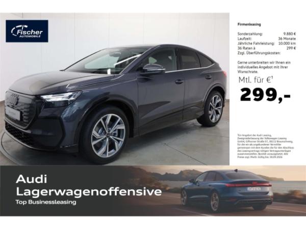 Audi Q4 e-tron Sportback S line 0,25% DW Versteuerung image