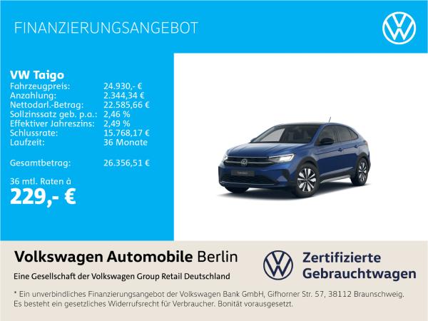 VW Taigo 1. Generation  1.0 TSI OPF GOAL DSG