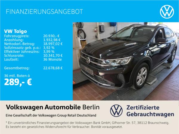 VW Taigo 1. Generation  1.0 TSI OPF Life DSG