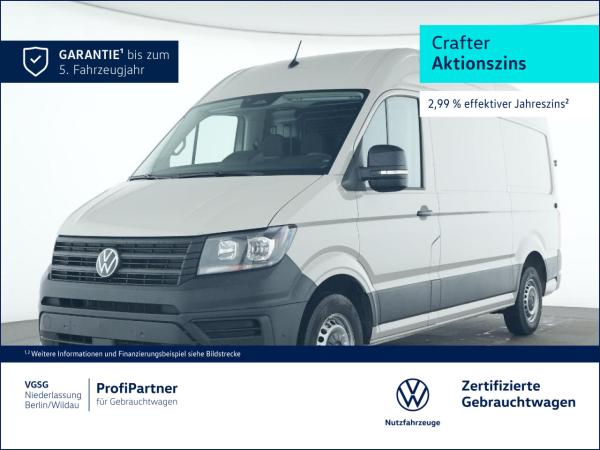 Volkswagen Crafter Kasten Mittel Vorb.AHK Navi RFK Klima GJR image
