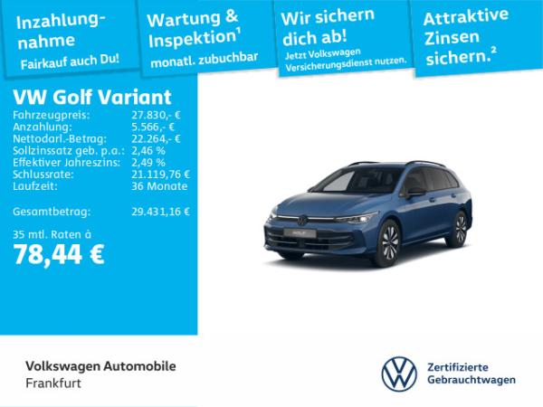 Volkswagen Golf VIII Variant 2.0 TDI DSG Goal IQ.Light AHK image