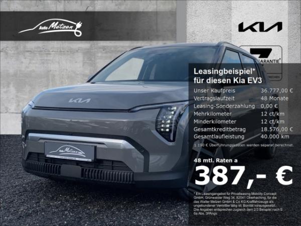 Kia EV3 58,3-kWh Earth P3/P4/P5 Navi Digitales Cockpit LED ACC El. Heckklappe Apple CarPlay image